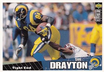 Troy Drayton St. Louis Rams 1996 Upper Deck Collector's Choice NFL #312